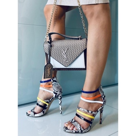 Sandali su spillo Sofronia MARRONE/BIANCO multicolore 1