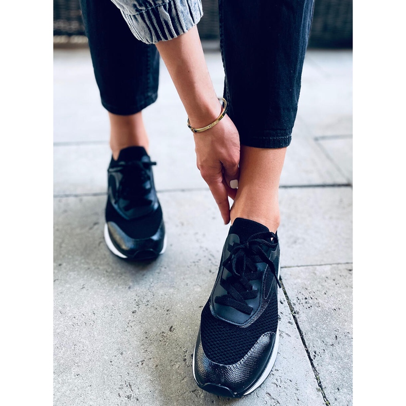 Sneakers a calzino Remy nere nero 1