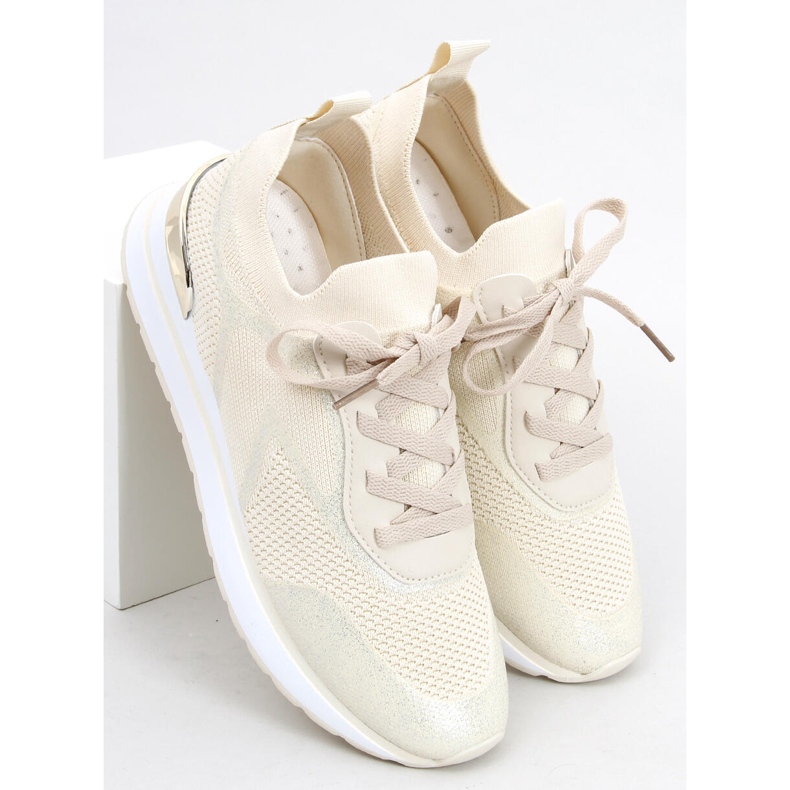 Sneakers a calzino Remy Beige 2