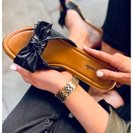 Ciabatte da donna Lirio Black nero 2