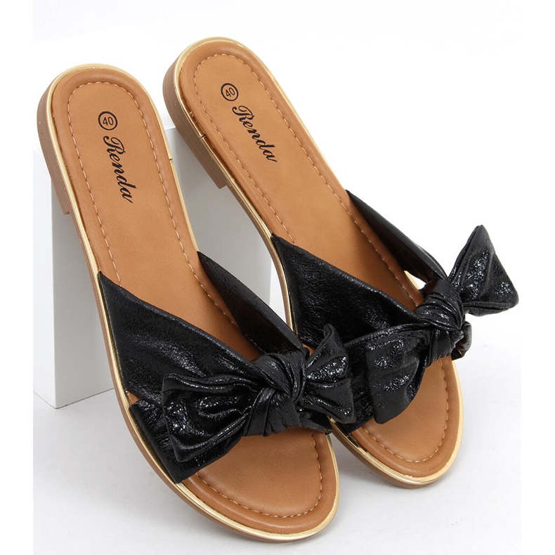 Ciabatte da donna Lirio Black nero 1