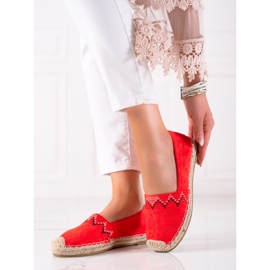 Lucky Shoes Espadrillas Con Motivo rosso 1