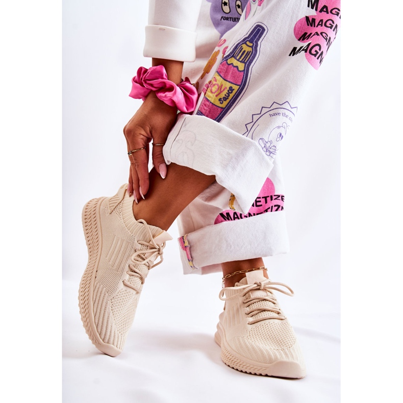 PS1 Scarpe sportive da donna Sneakers Beige chiaro Storia 2
