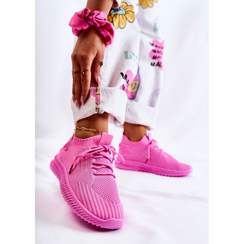 PS1 Scarpe Sportive da Donna Sneakers Tessuto Rosa Storia 1
