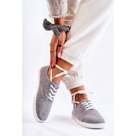 PE1 Sneakers Classiche da Donna Tied Grey Dellis grigio 2