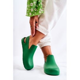 FS1 Zoccoli di gomma verde Meriko verde alla moda 2