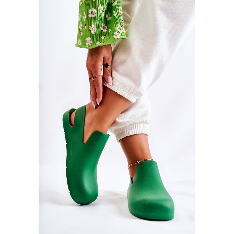 FS1 Zoccoli di gomma verde Meriko verde alla moda 2