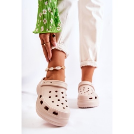 FS1 Ciabatte in schiuma da donna Crocs Beige Coline 1