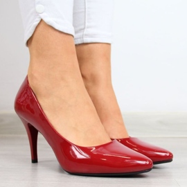 Décolleté su stiletto laccato rosso W Sergio Leone 2