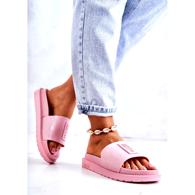 Pantofole da donna Big Star JJ274A303 rosa 3