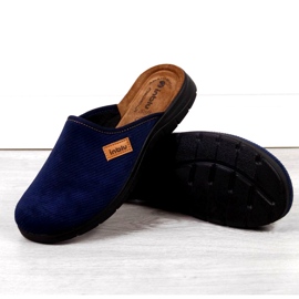 Pantofole da casa Inblu M ARC6A blu navy 1