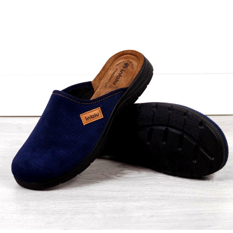 Pantofole da casa Inblu M ARC6A blu navy 1