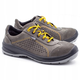 ŁUKPOL Scarpe da lavoro da uomo Techwork 1128PP, di colore grigio ['grigio'] 2