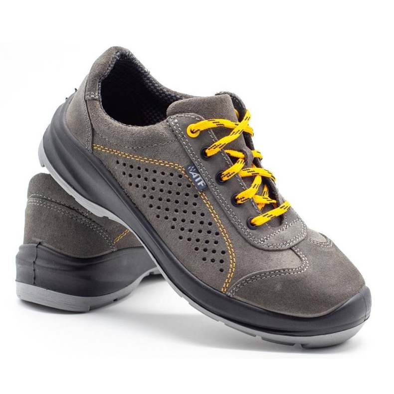 ŁUKPOL Scarpe da lavoro da uomo Techwork 1128PP, di colore grigio ['grigio'] 3