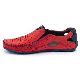 Mario Pala Scarpe uomo mocassini 901 summer red rosso 1