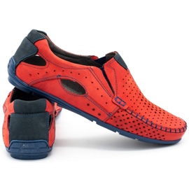 Mario Pala Scarpe uomo mocassini 901 summer red rosso 3