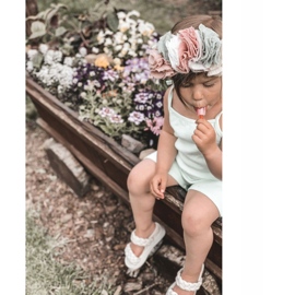 FR1 Sandali per bambini con cutie-pie beige a coste 4