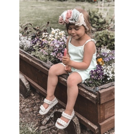 FR1 Sandali per bambini con cutie-pie beige a coste 5