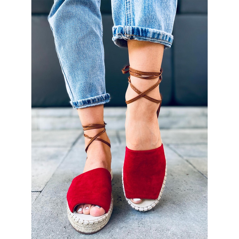 Espadrillas da donna Andrina Red rosso 1