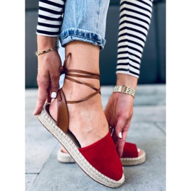 Espadrillas da donna Andrina Red rosso 2