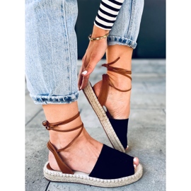 Espadrillas da donna Andrina nere nero 1