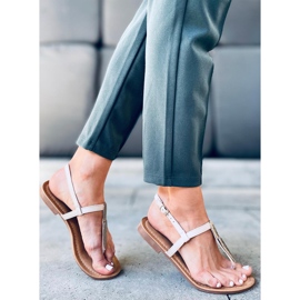 Infradito Attina Beige d'oro 1