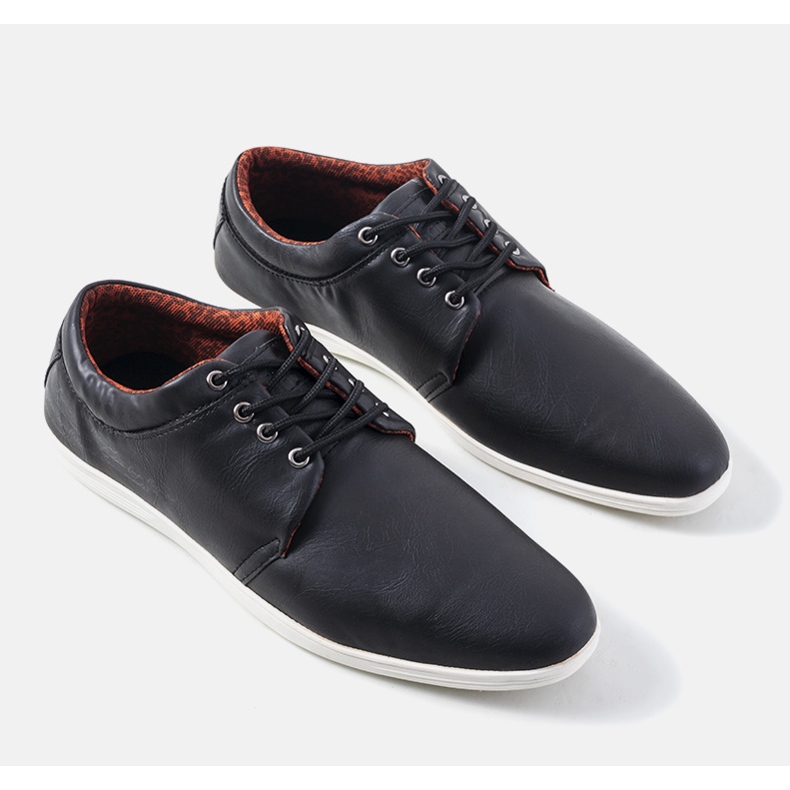 Scarpe da uomo nere di Amos nero 1
