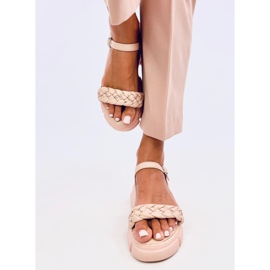Sandali con suola alta Shanti Nude beige 1