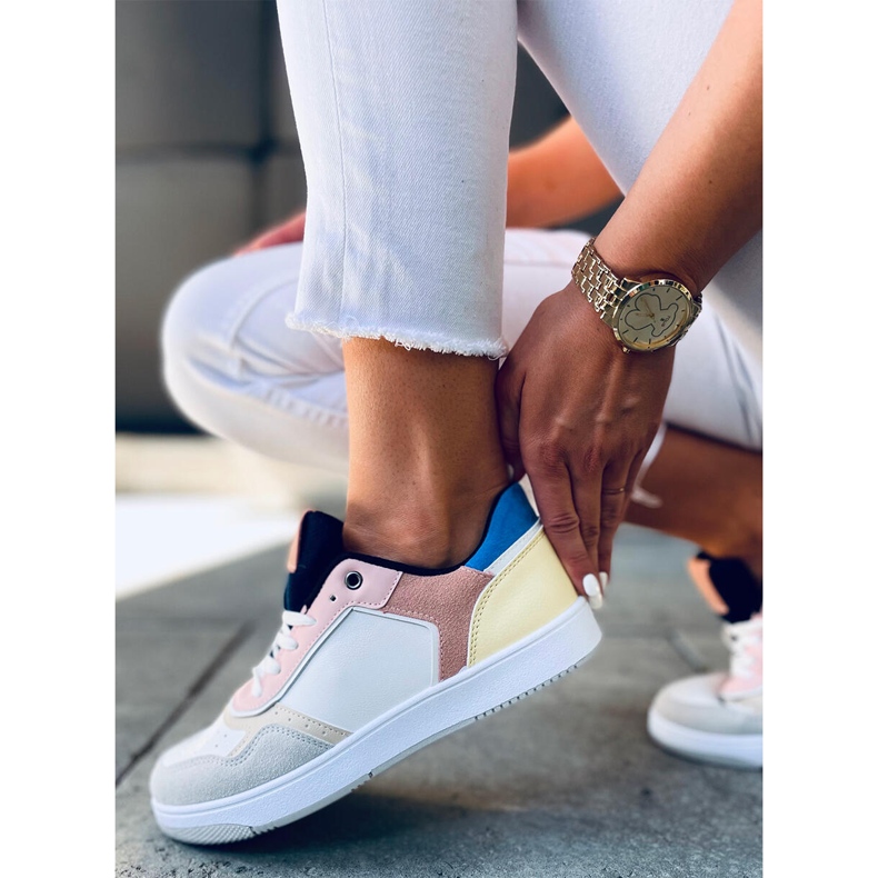Sneakers da donna Izzie BIANCO / GIALLO bianca multicolore 1