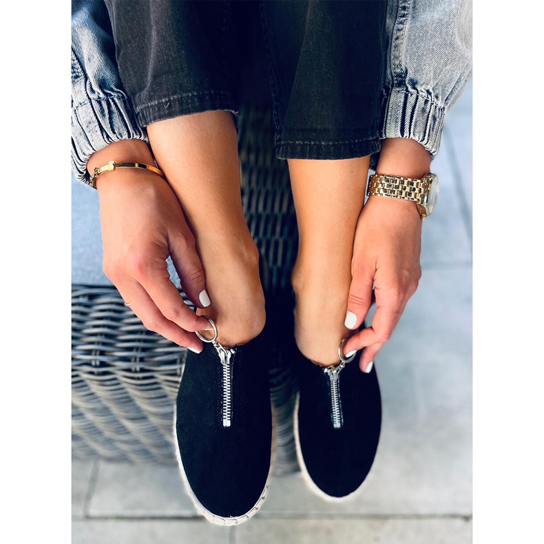 Espadrillas da donna Flynn nere nero 2