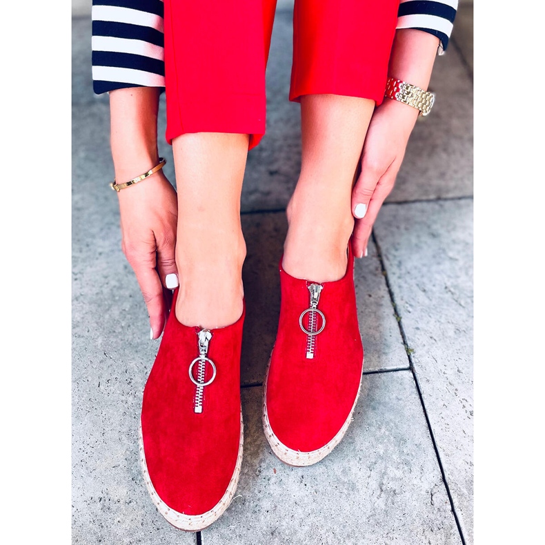 Espadrillas da donna Flynn Red rosso 2