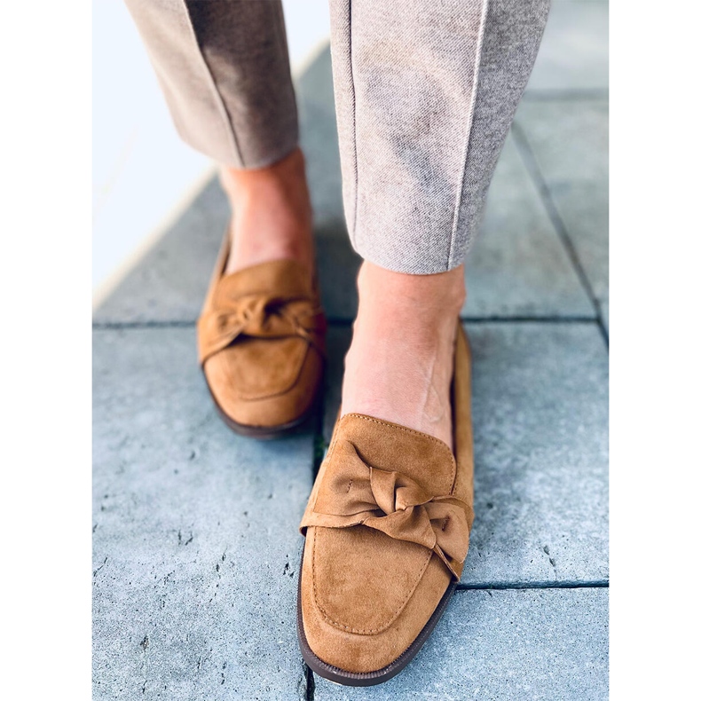 Mocassini da donna Rarity Camel marrone 1