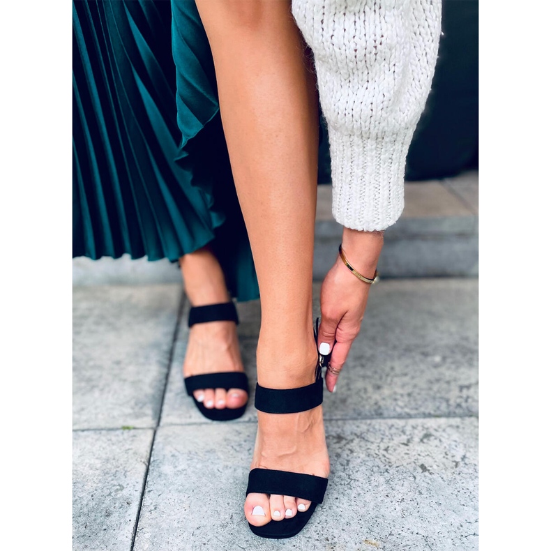 Sandali con tacco Peony Black nero 1