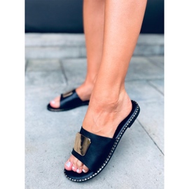 Pantofole da donna nere Utah nero 2