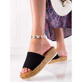 RTX WALK Ciabatte Su Un'ampia Piattaforma nero 2