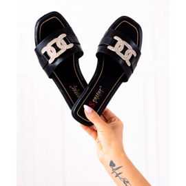 Seastar Pantofole Eleganti nero 1