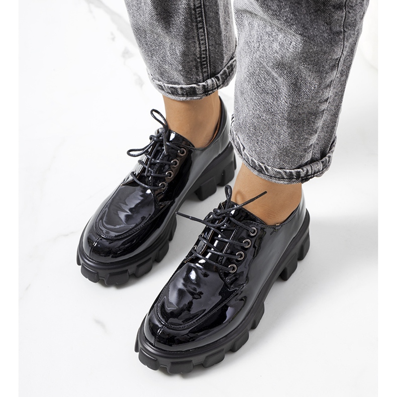 Scarpe da donna laccate nere di Donker nero 1