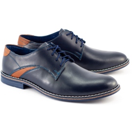 Lukas Scarpe eleganti da uomo 253LU blu navy 4