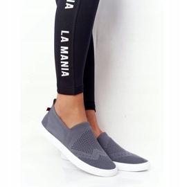 Sneakers Donna Slip-on Big Star FF274A607 Grigie grigio 1
