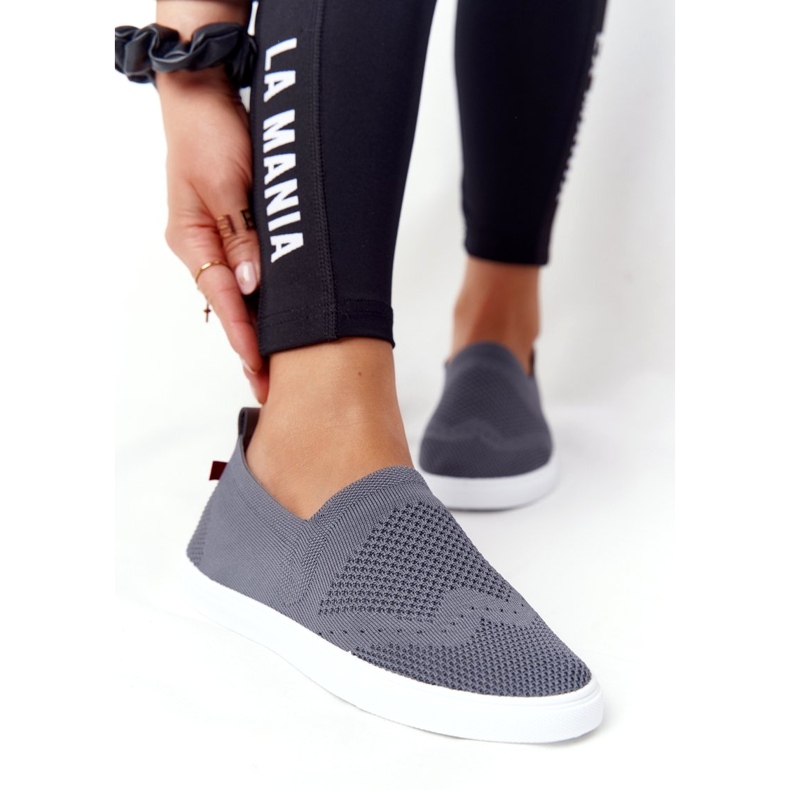 Sneakers Donna Slip-on Big Star FF274A607 Grigie grigio 2