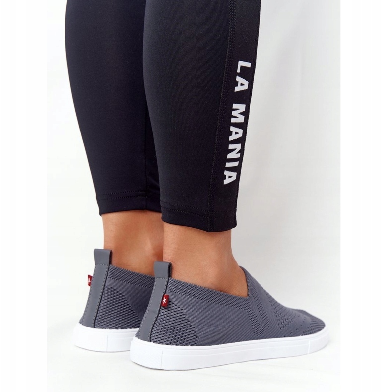 Sneakers Donna Slip-on Big Star FF274A607 Grigie grigio 3