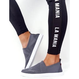 Sneakers Donna Slip-on Big Star FF274A607 Grigie grigio 4