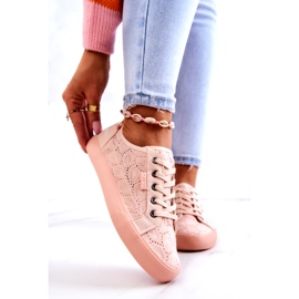 Sneakers traforate Big Star JJ274059 Rosa chiaro 2