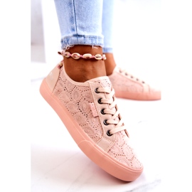 Sneakers traforate Big Star JJ274059 Rosa chiaro 3