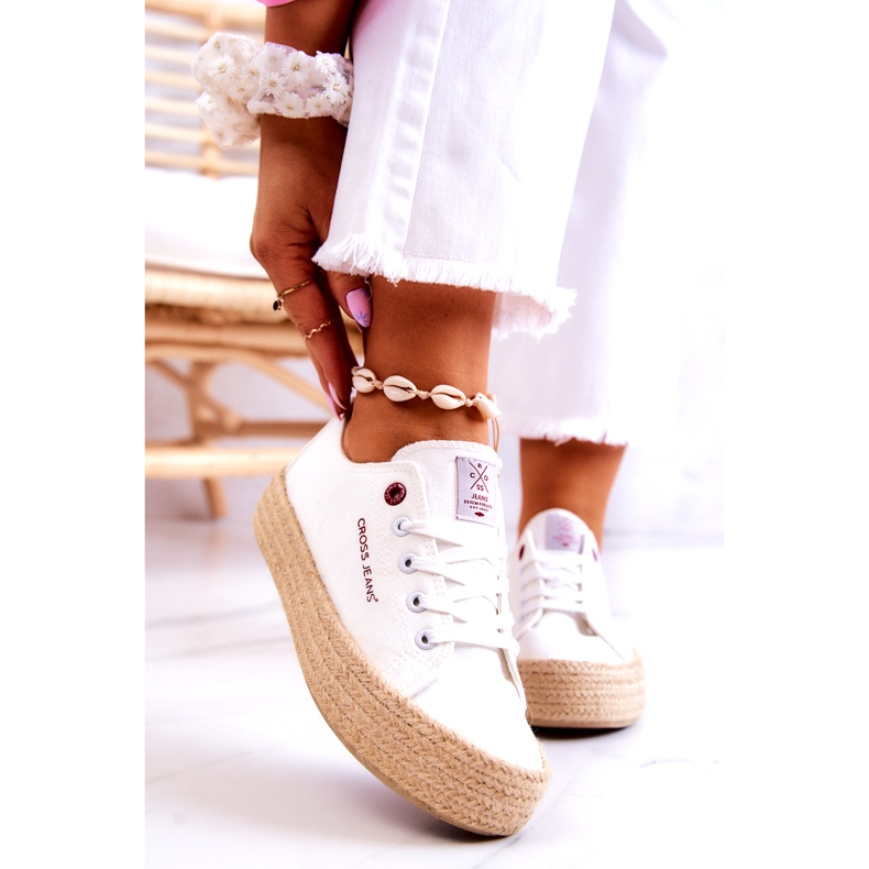 Big Star Scarpe Sportive Espadrillas Cross Jeans JJ2R4005C Bianco bianca 4