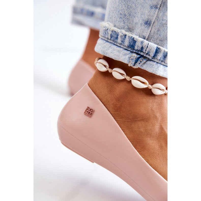 Ballerine in gomma profumata da donna ZAXY JJ285051 Nude beige 3
