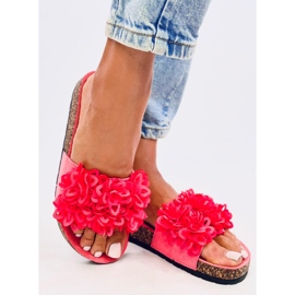 Ciabatte in sughero Berry Coral rosa 2