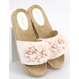 Ciabatte floreali fiesta Primrose Beige 2