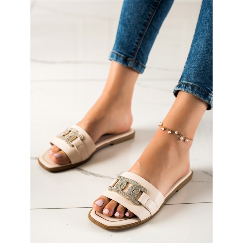 Seastar Pantofole Eleganti beige 1