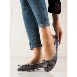 T.Sokolski Ballerina in pelle colorata multicolore 2